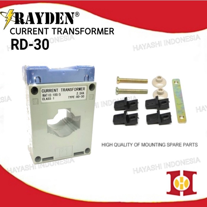 Current Transformer CT Panel 250 Ampere 250A 250/5A MSQ 30 MSQ-30