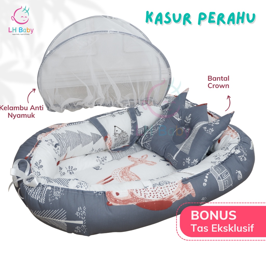 Kasur Bayi Kelambu Perlengkapan Bayi Baru Lahir Kasur Bayi Perahu Lipat Kasur Bayi Perahu Kasur Nest
