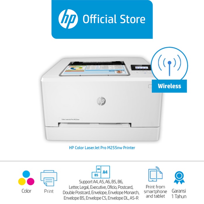 Color Hp Color Laserjet Pro M255Nw Printer