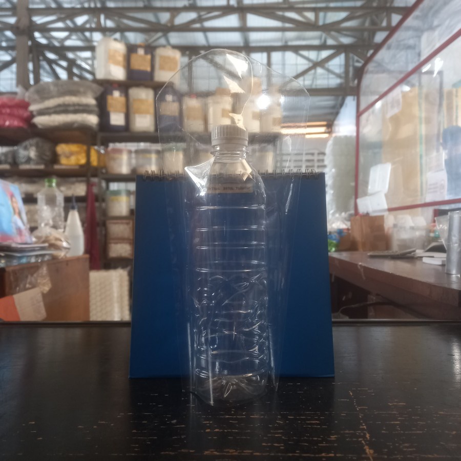 Shrink Wrap Segel Plastik Lengkung Botol Klasik Classic 600ML