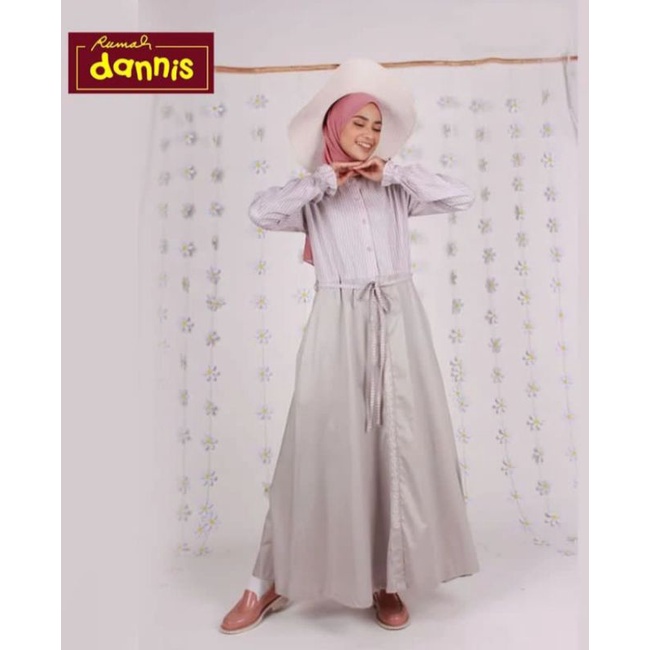 Sale 40% / A210808 / abaya dannis / gamis dewasa / katun / baju muslim perempuan / baju ngaji / baju
