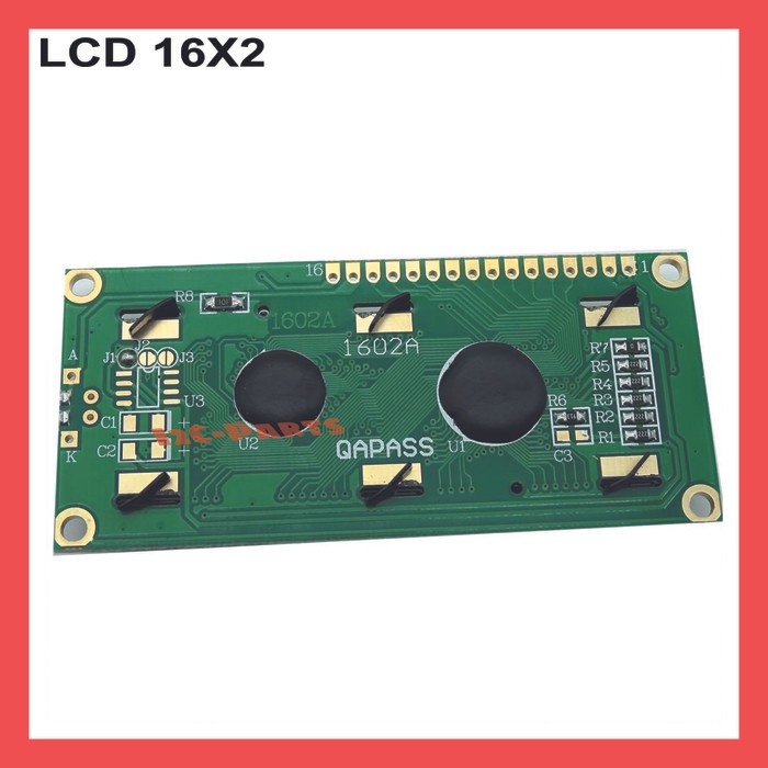 LCD 1602 Character Display 16X2 5V Blue Backlight Biru Module