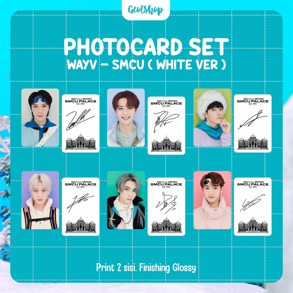 PHOTOCARD SET UNOFFICIAL | WAYV | SMCU PALACE