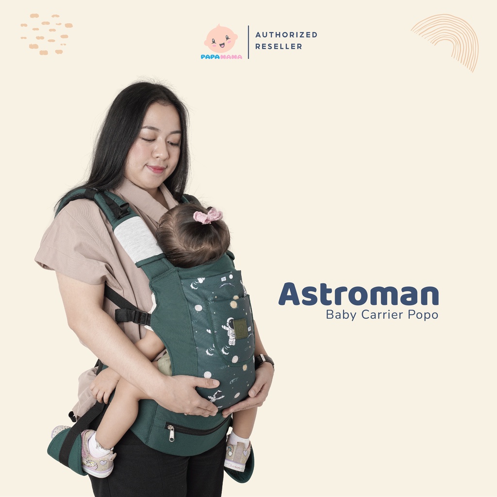 MOS - Papamama Baby Carrier Popo - Astromen 7058