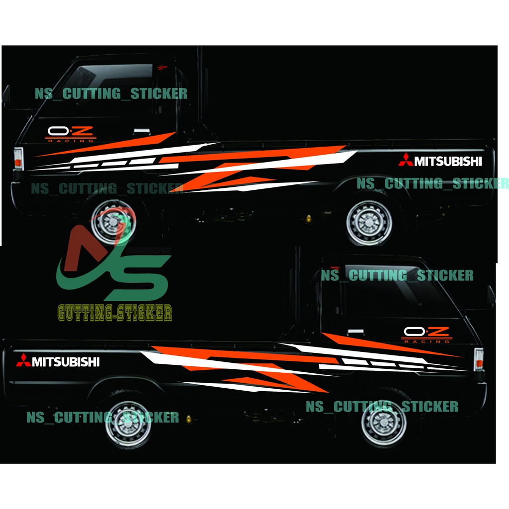 Sticker mobil pick up L300 stiker sticker pickup mitsubishi