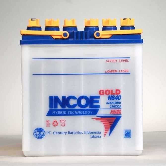 Aki Mobil Etios Valco INCOE GOLD NS40 (32Ah)