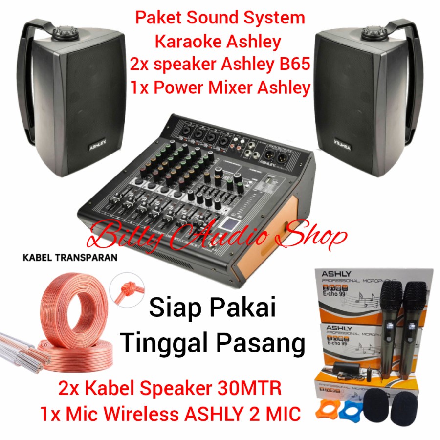 Paket Sound System Karaoke Ashley Siap Pakai