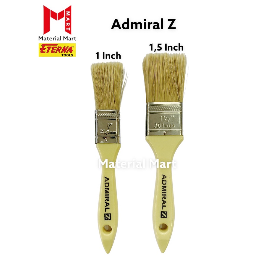 Kuas Cat Admiral Z Gagang PVC | Kuas Eterna Admiral Z | Kuas Cat Tembok | Material Mart