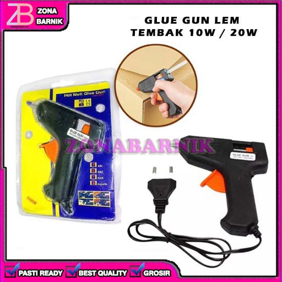 

[ZB] ALAT LEM TEMBAK GLUE GUN HOT MELT GLUE STICK STIK KERAJINAN TANGAN