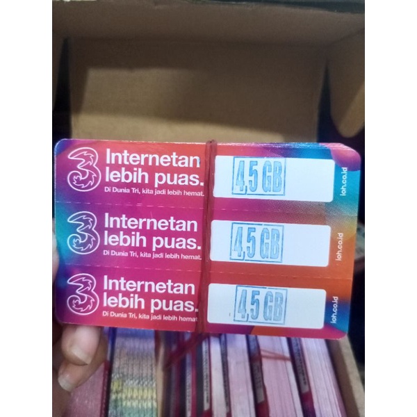 VOUCHER TRI 4,5GB 30HARI SERANG CILEGON PANDEGLANG MURAH