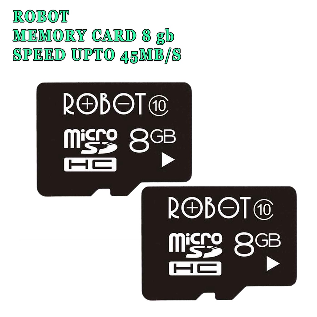 Memory Card 8gb* Robot* Speed Upto 45m*s