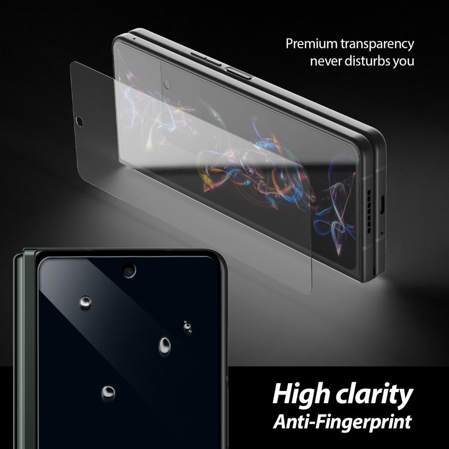 Whitestone Dome EZ 2Pcs Full 3D Tempered Glass Samsung Z Fold 4