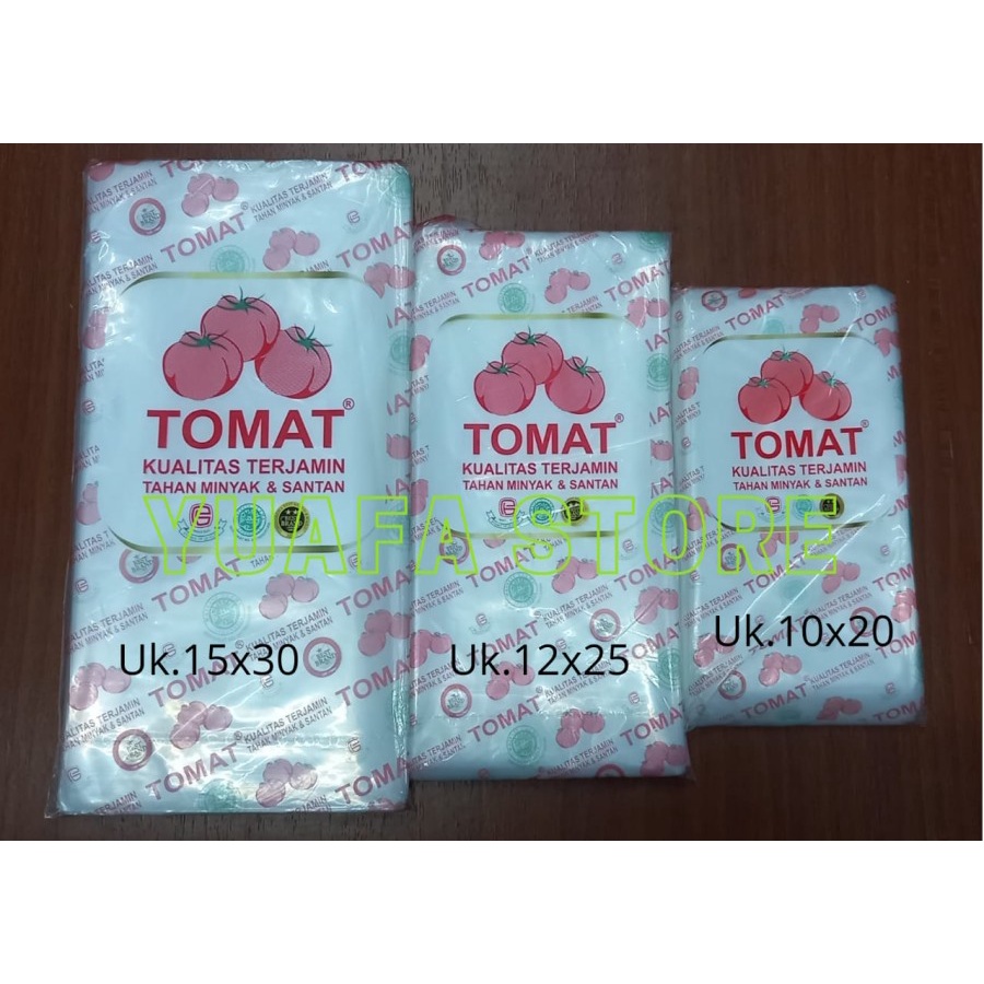Kantong Plastik Tomat 12x25