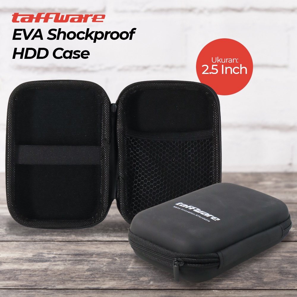 Taffware Kotak Penyimpanan Harddisk HDD Protective EVA Case 2.5 Inch