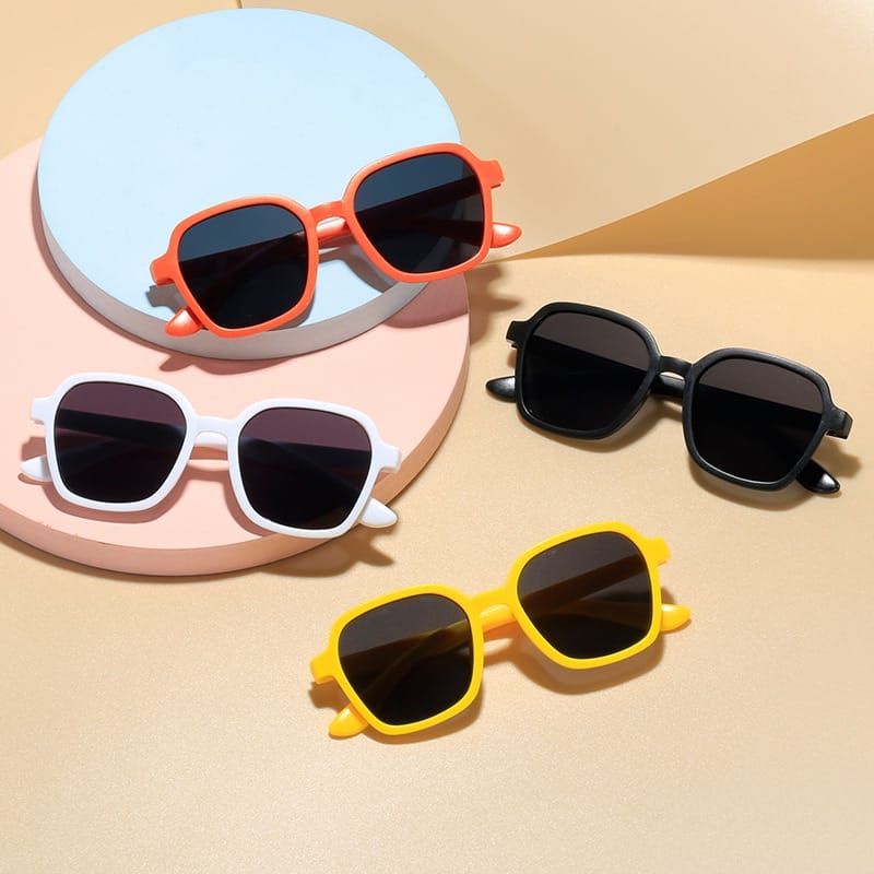 Kacamata Anak Kotak  Persegi Kacamata Hitam Fashion Unisex