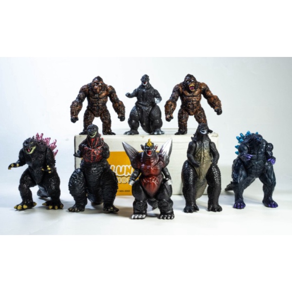 

Jual Kaiju Figure Berkualitas mainan Pajangan Godzilla Isi 8 Monster