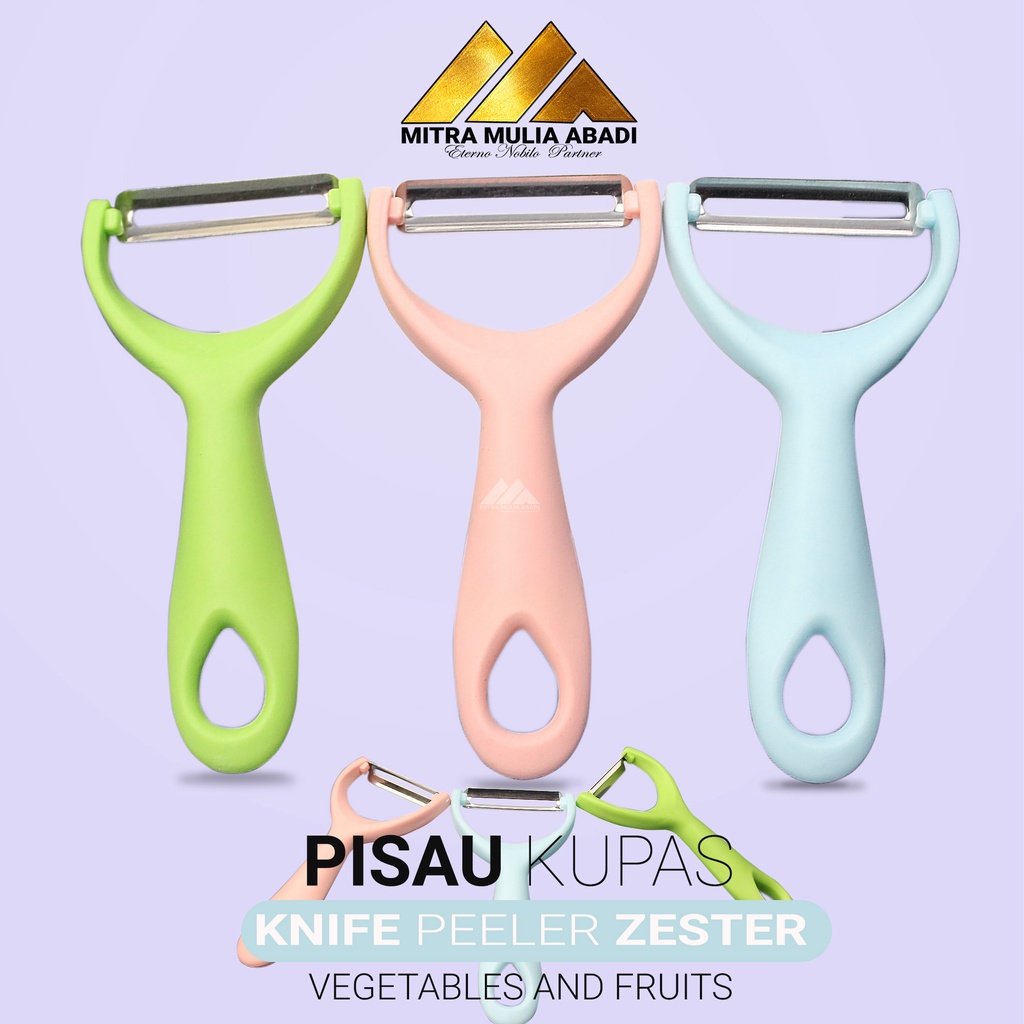 Pisau Pengupas Kulit Buah Sayur Wortel Kentang Apel Alat Kupas Fruit Peeler