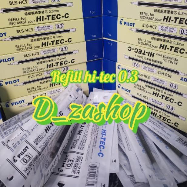 

Stock Banyak refill Hitec pilot 0.3 0.4 0.25 mm pen makna hitam dan biru refill hi tech pilot satuan isi ulang hi tech z9jie