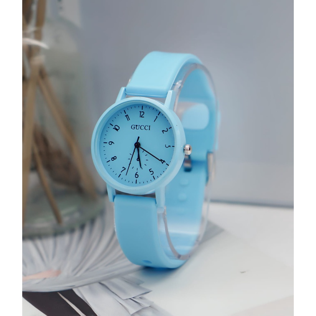 BAJ Jam Tangan Quartz Strap PU Analog Casual Gaya Retro Wanita &amp; Pria Ulzzang Watch Korean Fashion RM071