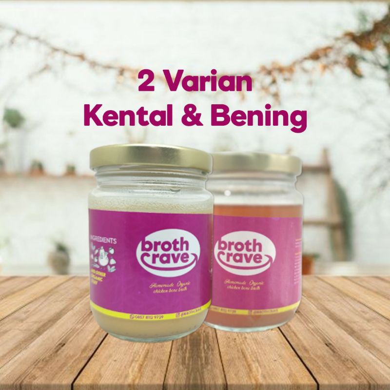 

chicken bone broth BENING, organik homemade by broth crave