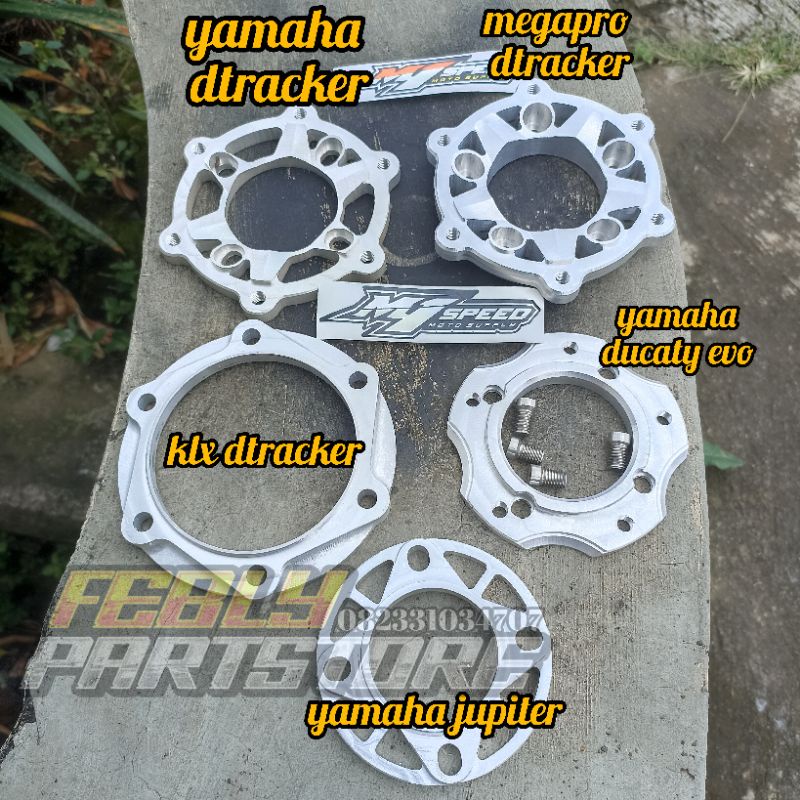 SPACER ADAPTOR PLENDES YAMAHA JUPITER KLX DTRACKER DUCATY EVO MEGAPRO GL JUPITER Z PLENDES TROMOL PI
