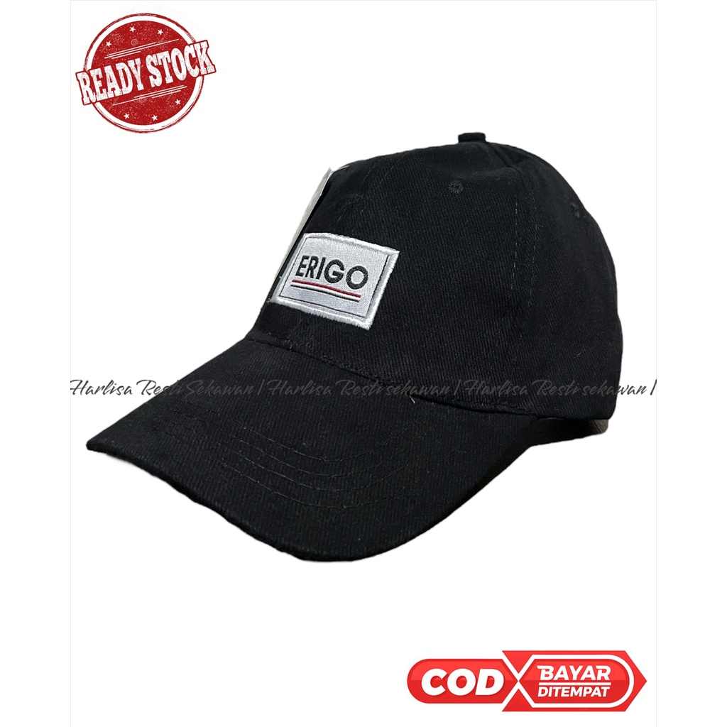 Topi Polo Caps Topi Baseball Erigo Distro Pria Wanita Bahan Rafel Pengait Cakop