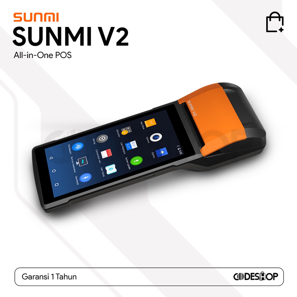 Android POS All In One SUNMI-V2 Mesin Kasir Android POS System WIFI 4G
