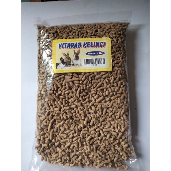 MAKANA KELINCI 1KG PELET KELINCI MARMUT