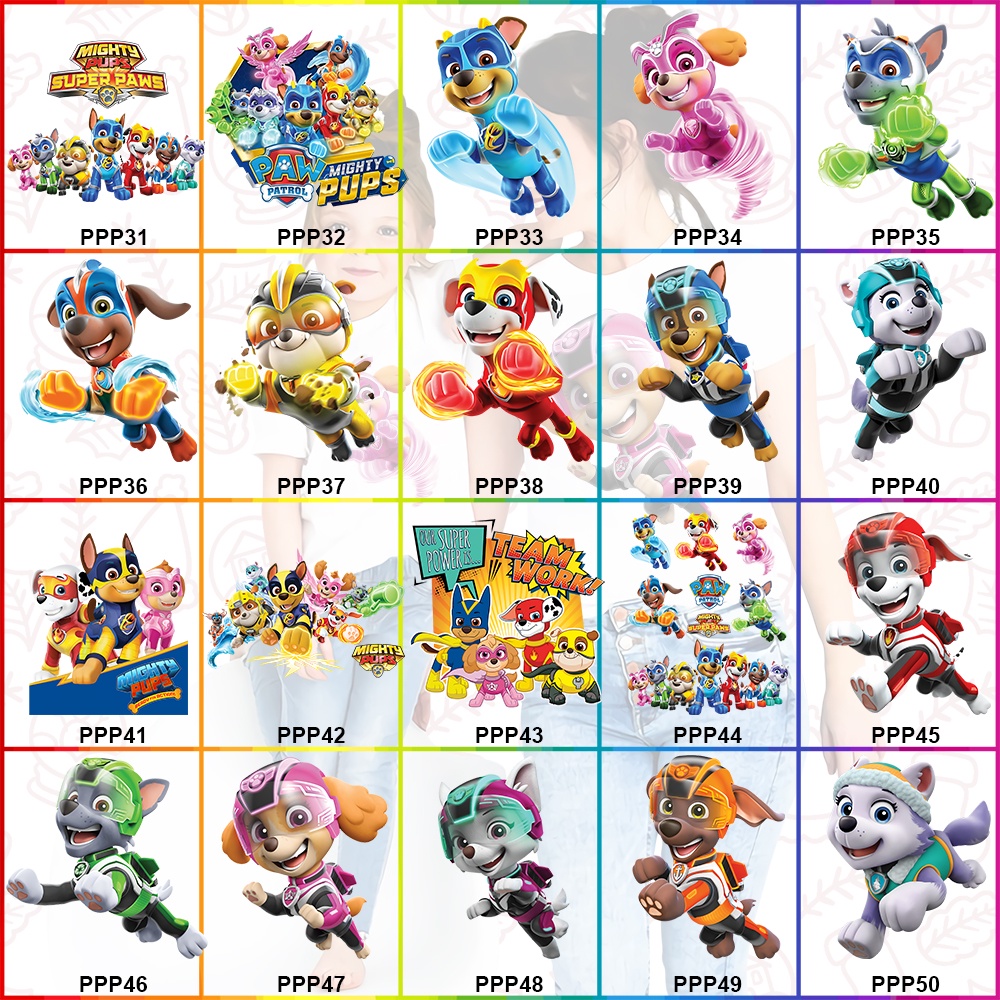 Kaos Ulang Tahun Paw Patrol ULTAH COUPLE ANAK DAN DEWASA