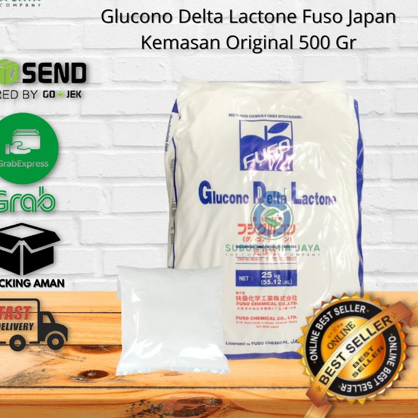 

✭ Glucono Delta Lactone GDL Fuso Japan Food Grade 500 gr ☝