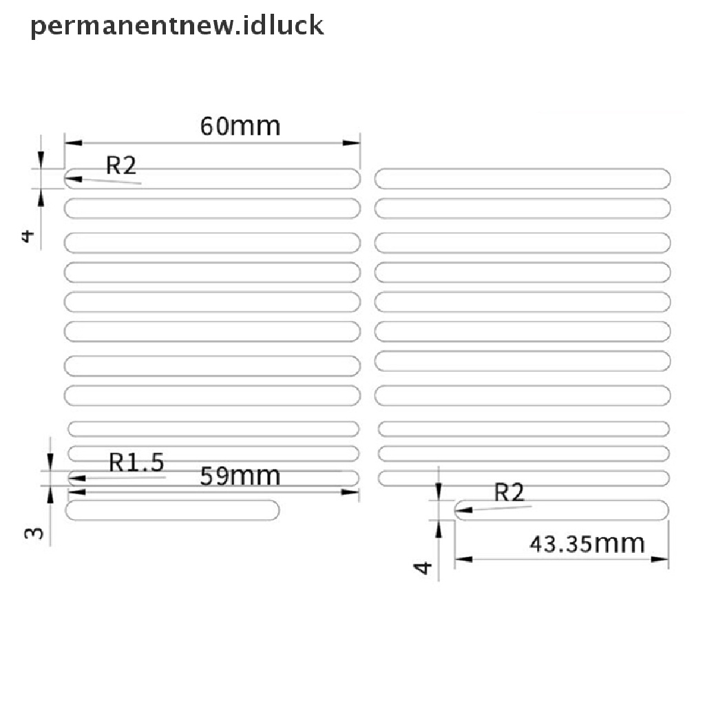 [luckypermanentnew] D65 keyboard Mekanik Penyerap Goncangan Kapas sliver Paking Busa D65 Paking [ID]