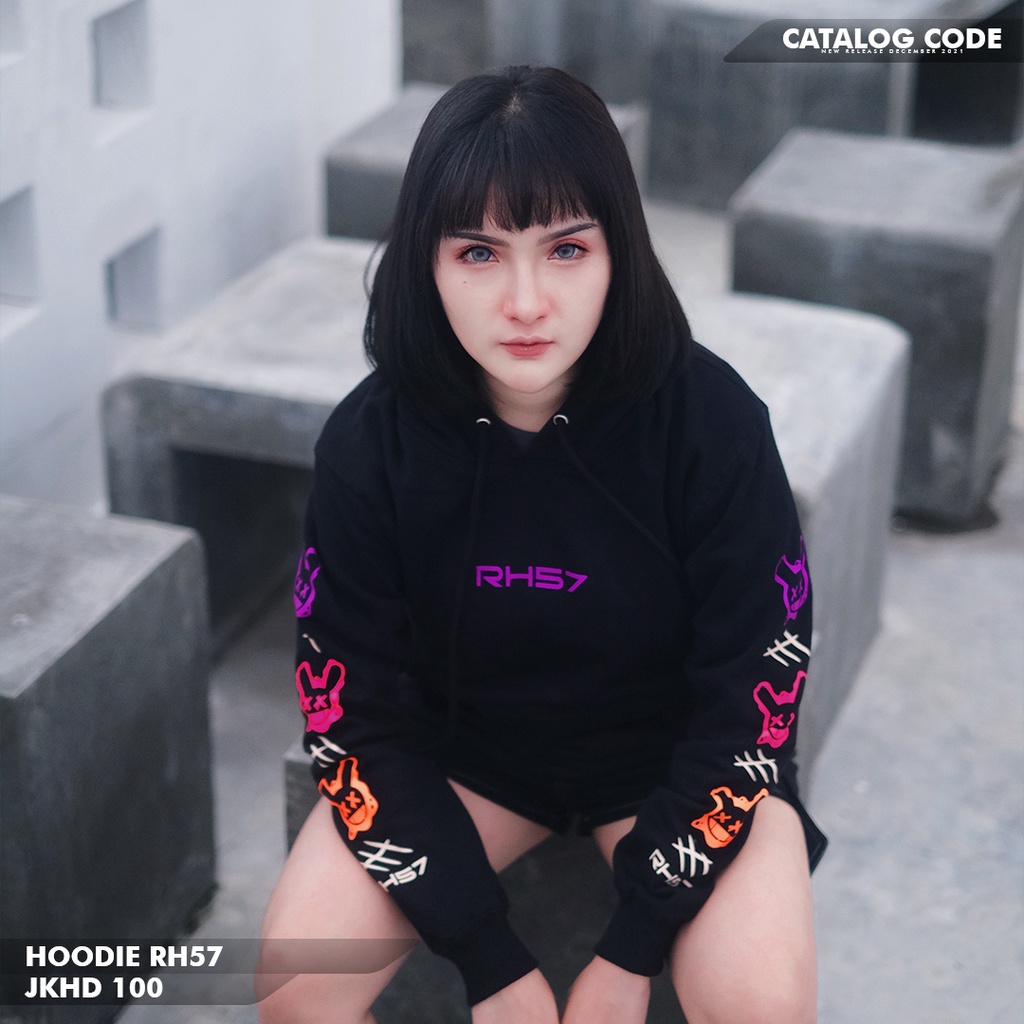 [PROMO JKHD 100 BELI 2 ONGKIR 1] JAKET HOODIE RH57 ORIGINAL SWEATSHIRT POLOS MOTIF PRIA WANITA