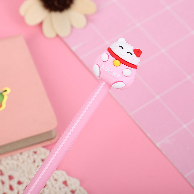 4pcs Pena Pen Pulpen Gel Set Tinta Cair Kucing OSM-ST0136