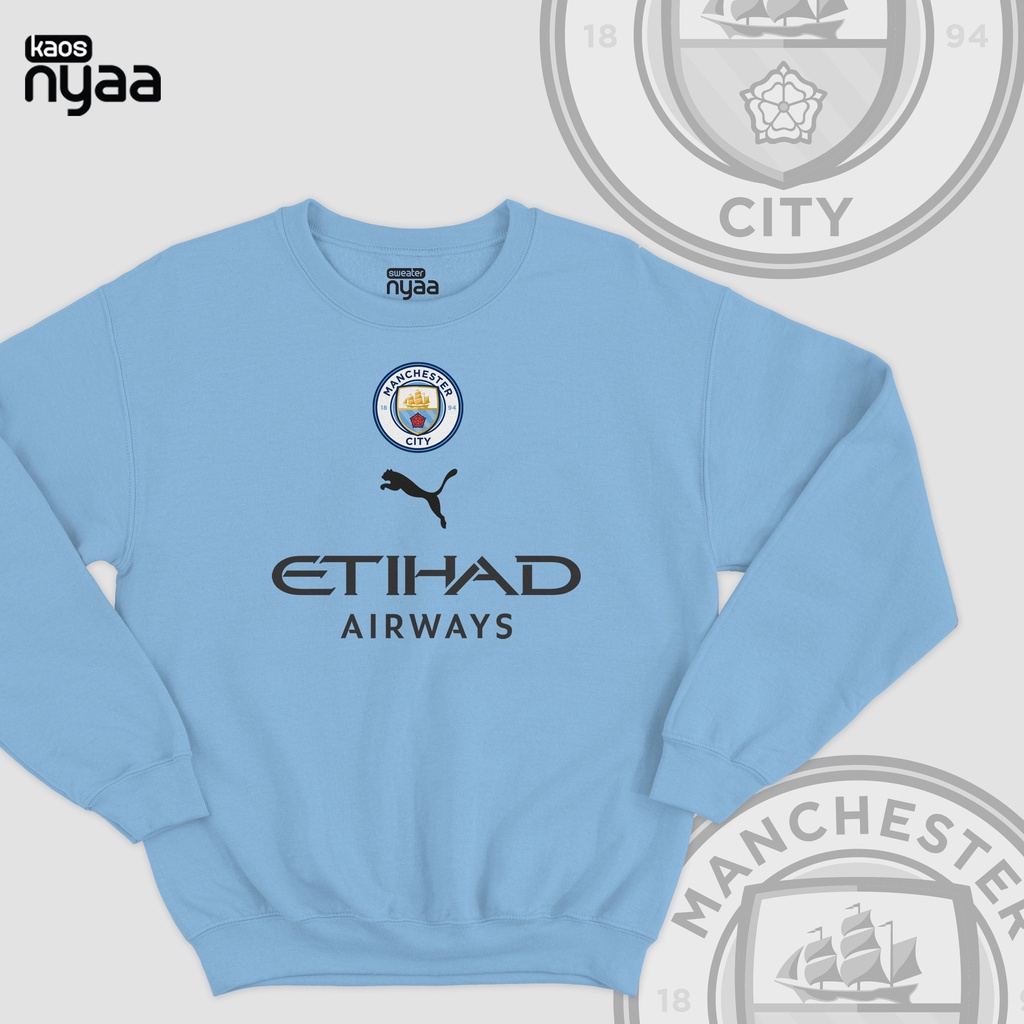 SWEATER CREWNECK MANCHESTER CITY TERBARU 2022/2023