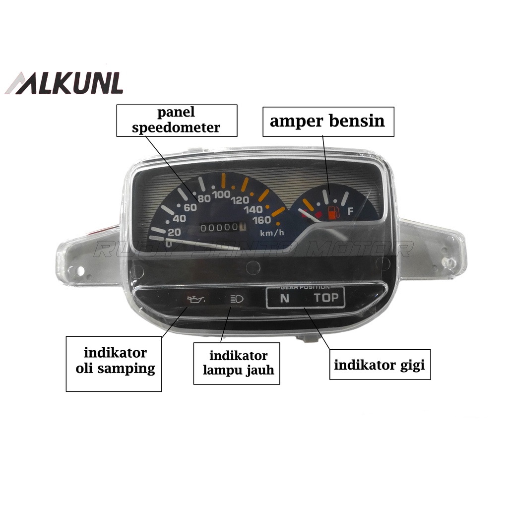 Speedometer Spidometer Kilometer Km Assy F1ZR F1Zr F1Z Fizr Fiz SStwo F1z r MLKUNI