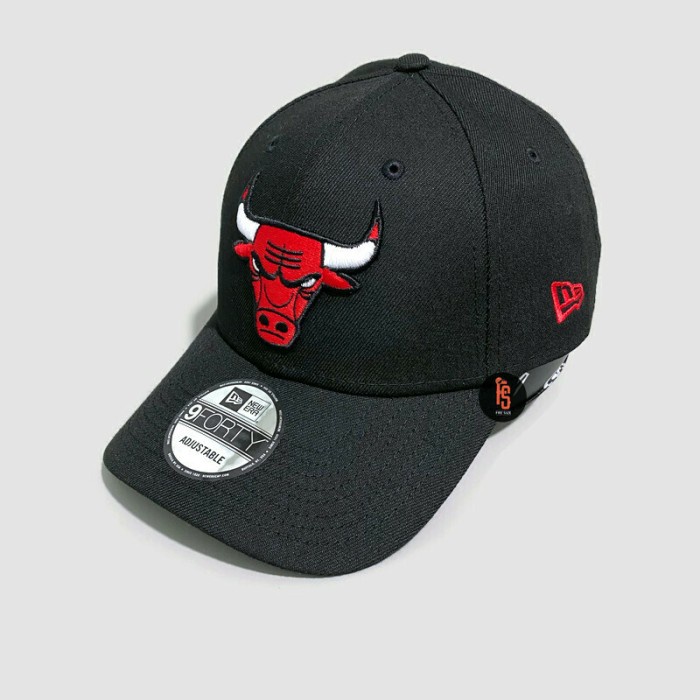 Topi Topi New Era Original The League Chicago Bulls Black
