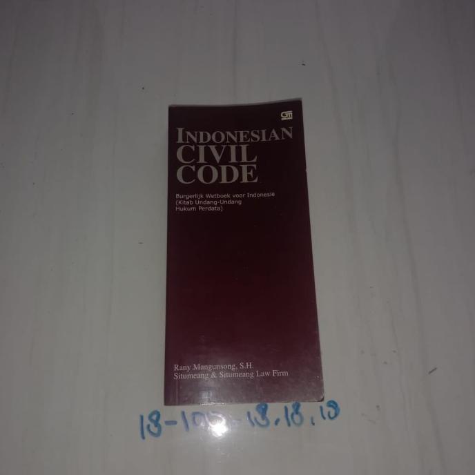 

Buku Indonesian Civil Code