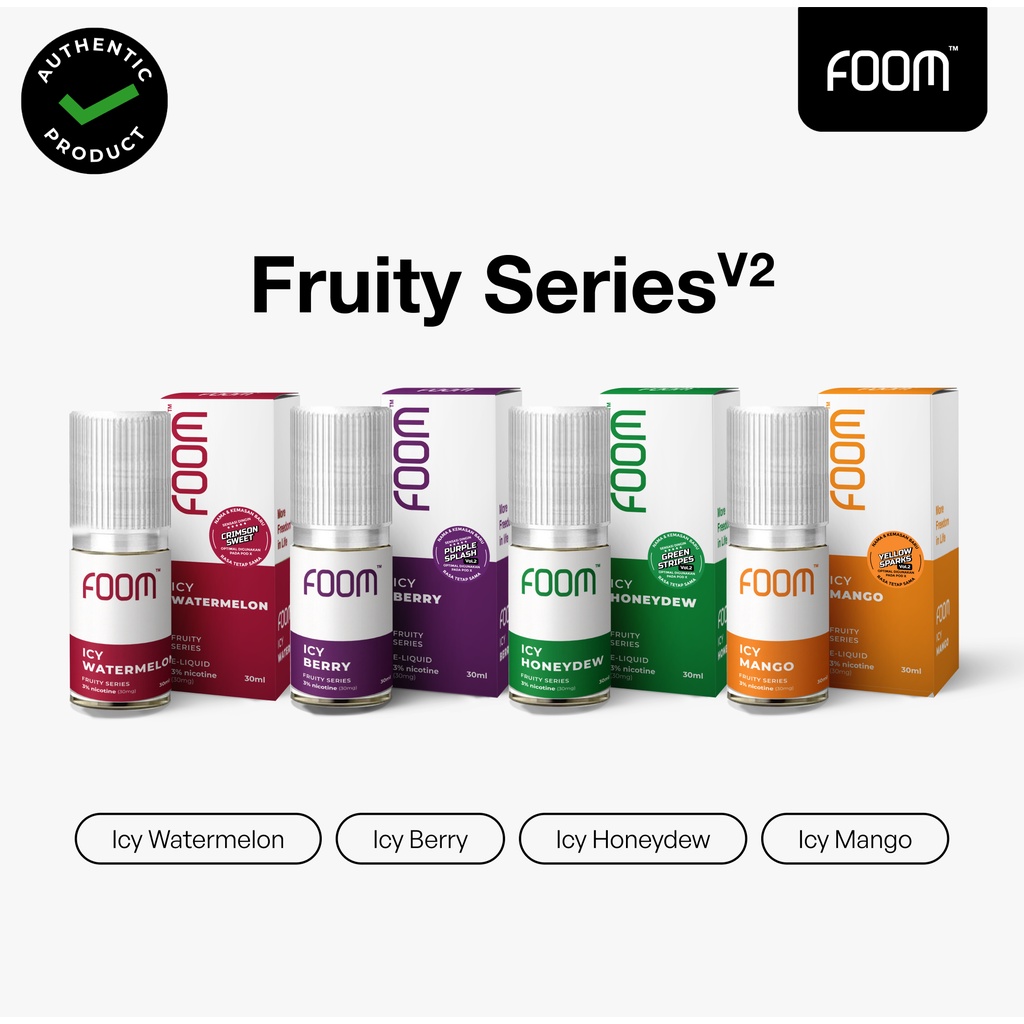 Liquid Salt Nicotine - Fruity Series V2 30 mg / 30 mL