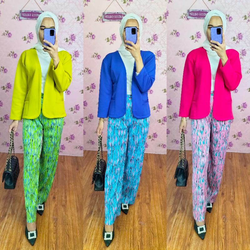 Setelan Blazer Wanita ( Kamilla Setelan Blazer )