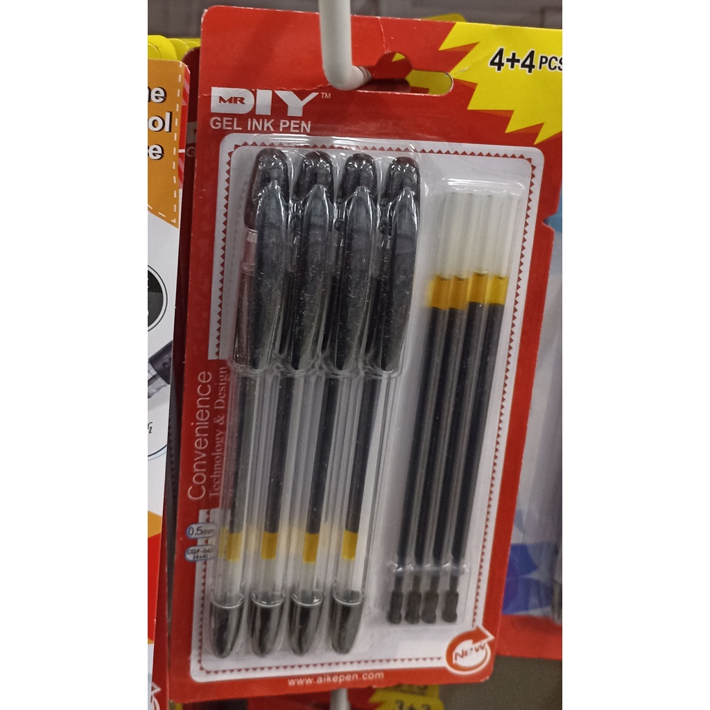 

PULPEN GEL PEN SET 4+4 PCS 8950873