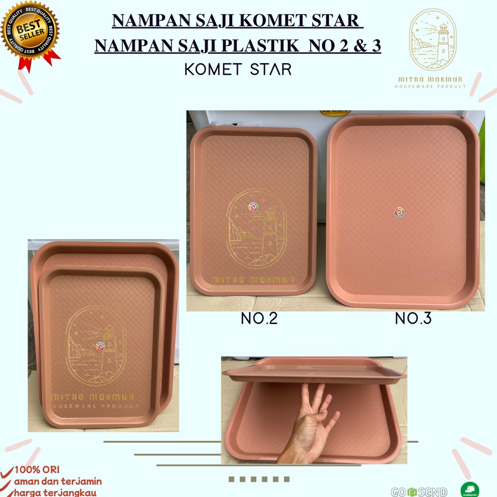 SALE!! NAMPAN PLASTIK LEGENDA KOMET STAR / NAMPAN NO 2 &amp; 3 / BAKI TRAY