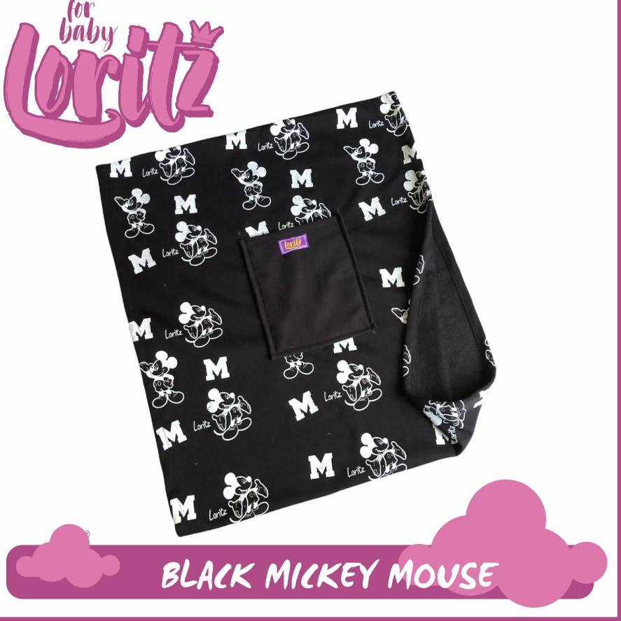 GEOS MOTIF MICKEY si tikus MOUSE / gendongan bayi pakai saku "CH.28Ja23ᴶ"