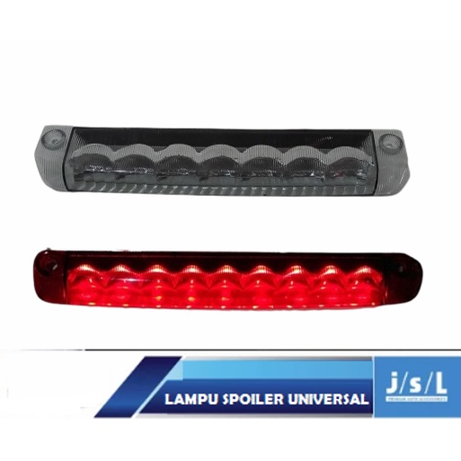 LAMPU SPOILER JSL PANJANG 30CM LEBAR 5.5CM UNIVERSAL