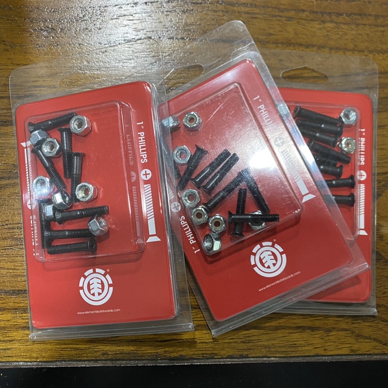 Skateboard hardware bolt nut tools ELEMENT