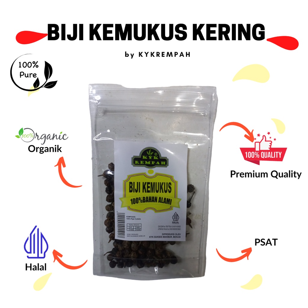

Kemukus Kering [ 10 gram]