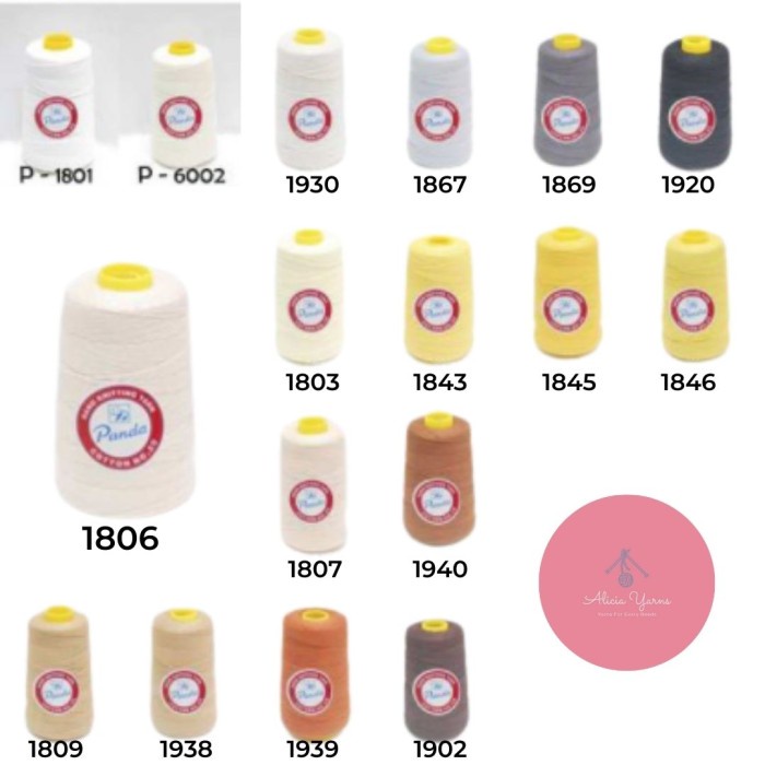 Kain Benang Rajut Katun Panda / Cotton Yarn 1