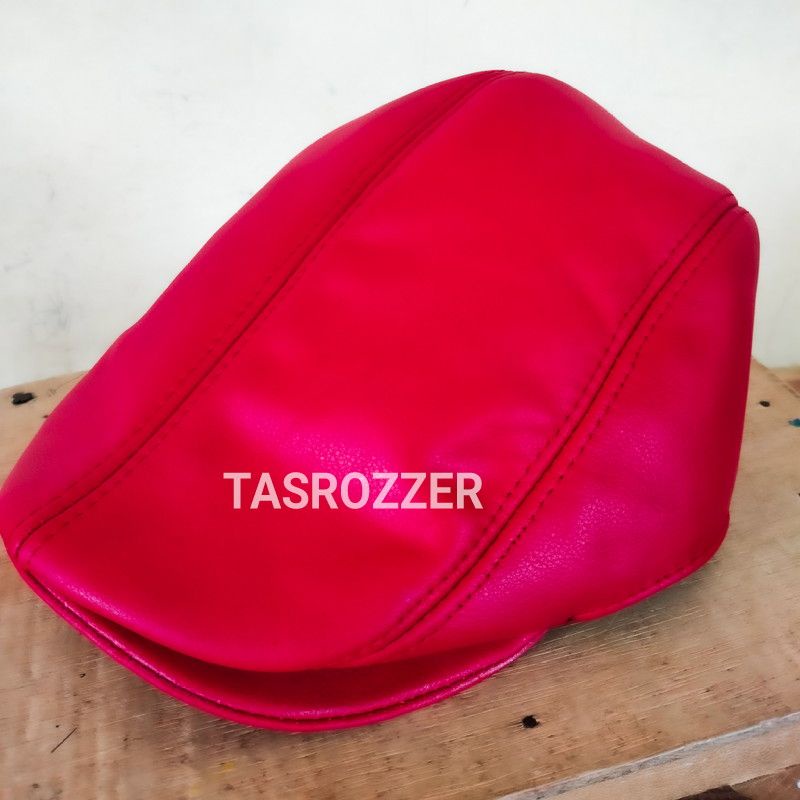 Topi pet kulit asli Garut | topi kodok kulit asli