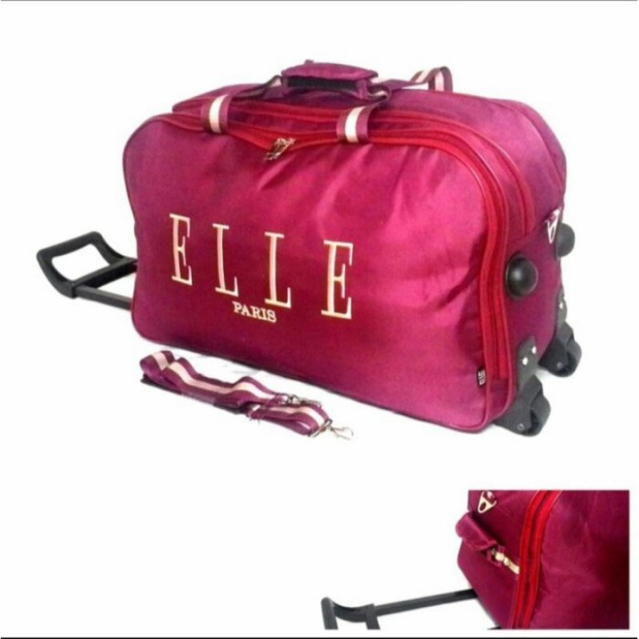 TAS PAKAIAN ELLE RODA 2 / TROLLEY ELLE / TROLI ELLE / TRAVEL BAG