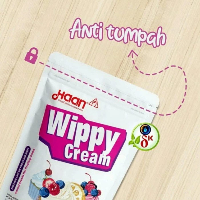 

WIPPY CREAM/WHIPPING/WHIPPED CREAM HAAN 400 GRAM