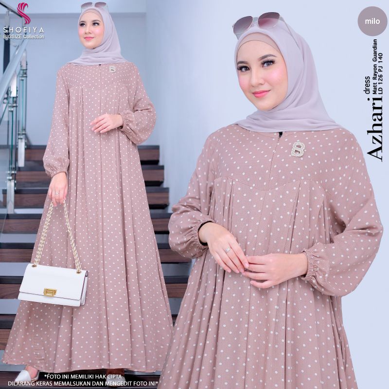 AZHARI DRESS BIG SIZE ORIGINAL BY SHOFIYA